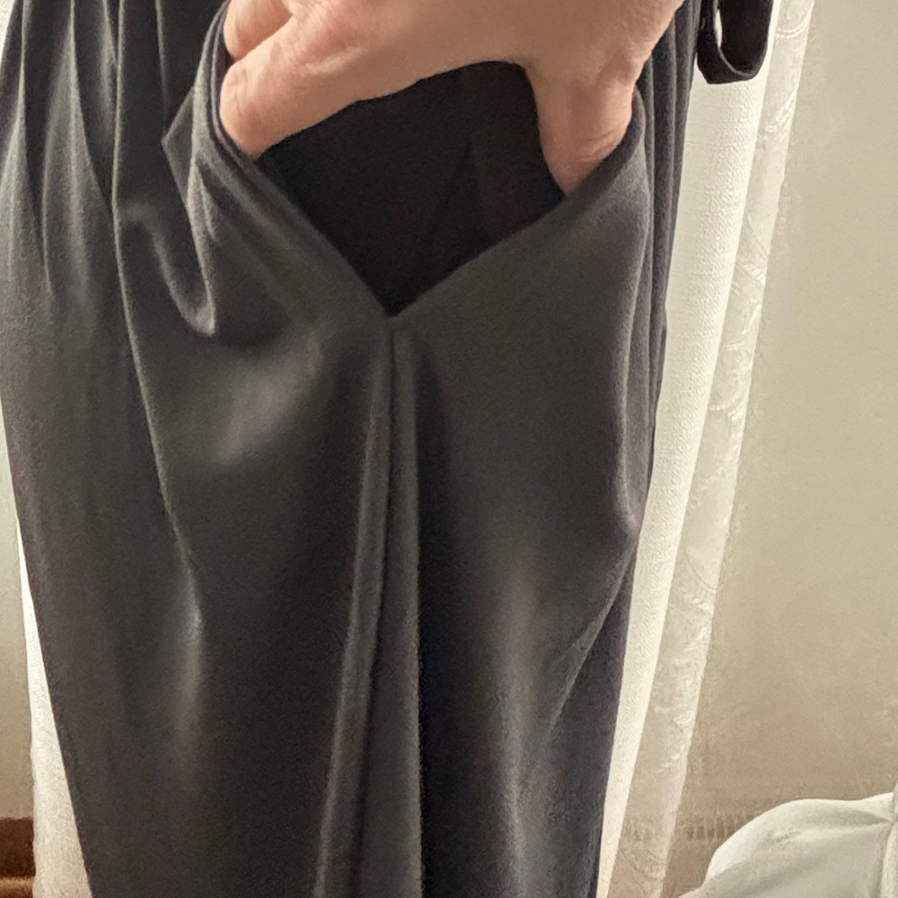 LuLaRoe Karen Jumpsuit, Charcoal Grey, L, NWT - Picture 3 of 8